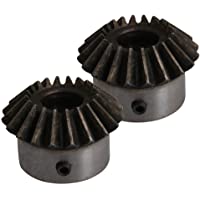 Yibuy 2 unidades de 2 módulos 20 dientes 14 mm diámetro del agujero 90 grados cónico engranaje